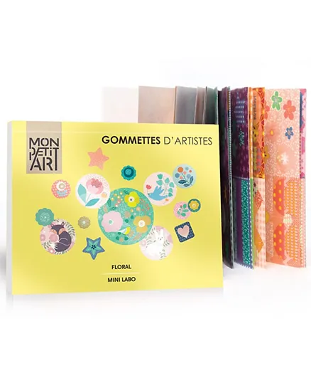 Mon Petit Art Artists Stickers Floral - Multicolour