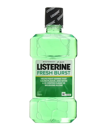 Listerine Fresh Burst Mouthwash - 500ml