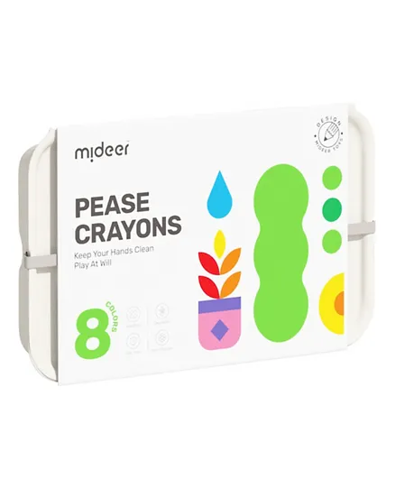 Mideer Pease Crayons - 8 Colors