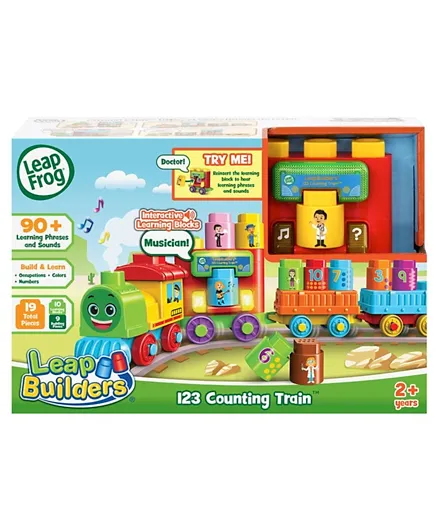 Leapfrog Leap Builders 123 Counting Train Multi Color - 19 Pieces