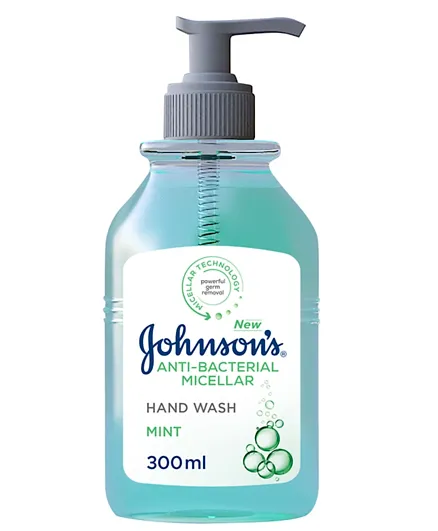 Johnson & Johnson Anti-Bacterial Micellar Mint Hand Wash - 300mL