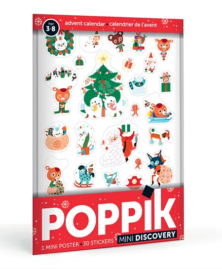 Poppik Mini Sticker Poster - Christmas