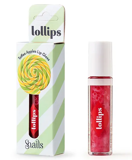 Snails Lollips Toffee Apples Lip Gloss Pink - 3ml