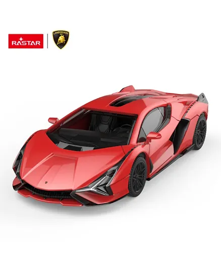 Rastar 1:43 Scale Lamborghini Sian Die cast - Red