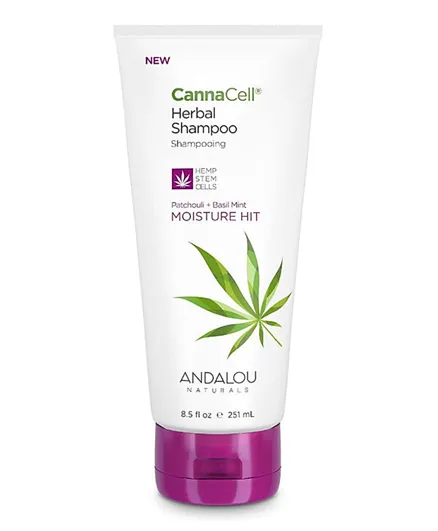 Andalou Cannacell Herbal Shampoo Moisture Hit - 251mL