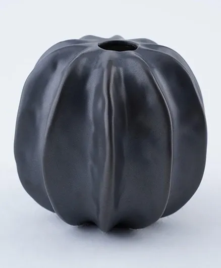 PAN Home Carreth Ceramic Metal Glaze Vase - Black