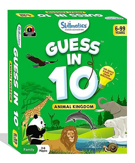 Skillmatics Educational Game - Guess In 10 Animal Kingdom