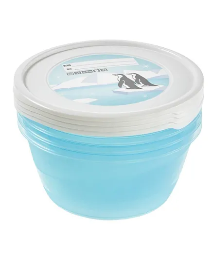 Keeeper 4 Food Container Rewritable Round 7L - Ice Blue