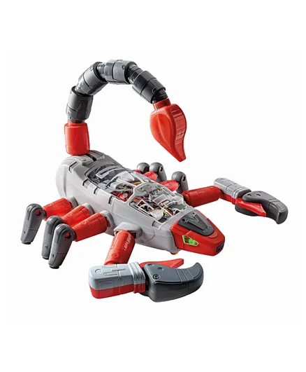 Clementoni Science & Play Scorpion Robot - Red & Grey