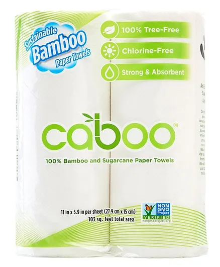 Caboo Roll Towel Pack of 2 - 115 Sheet
