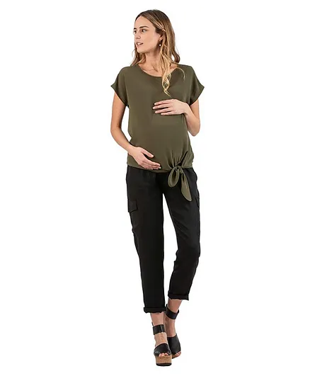 maternity cargo trousers