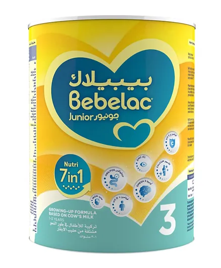 Bebelac Junior Nutri 7in1 Growing Up Formula from 1 to 3 years - 800g