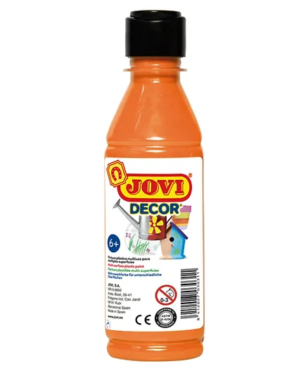 Jovi Decor Acrylic Bottle Of Orange - 250ml