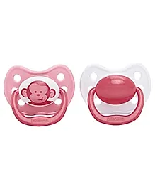Dr. Brown's Ortho Classic Shield Pacifiers Pack of 2 - Pink