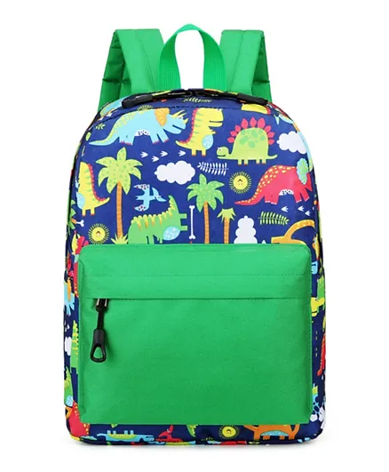 Star Babies Kids School Bag Green - 10 Inches