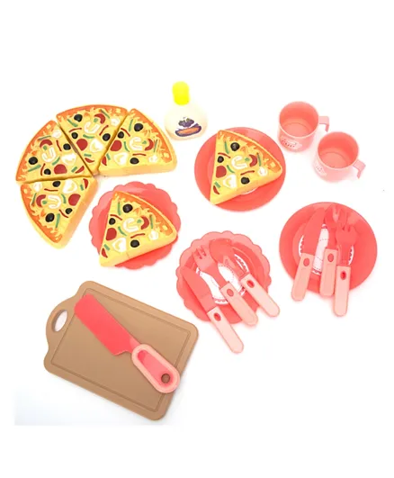 Kitchen Utensils with Pizza Playset - 21 Pieces