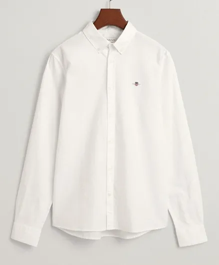 جانت قميص أكسفورد شيلد للمراهقين - أبيض