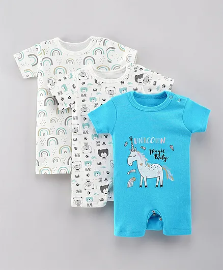 SAPS Pack of 3 Romper - Multicolor