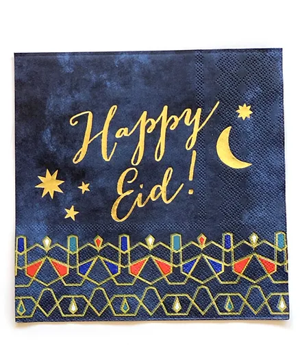 Party Camel Happy Eid Napkins - Pack of 20