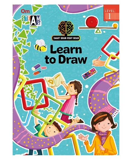 Smart Brain Right Brain Art Level 1 Learn to Draw - 32 Pages