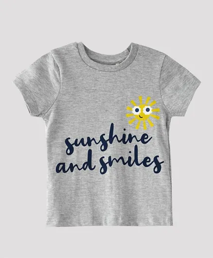 Pro Play Sunshine And Smileys T-Shirt - Grey