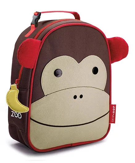 Skip Hop Monkey Zoo Lunchie Kids Insulated Lunch Bag