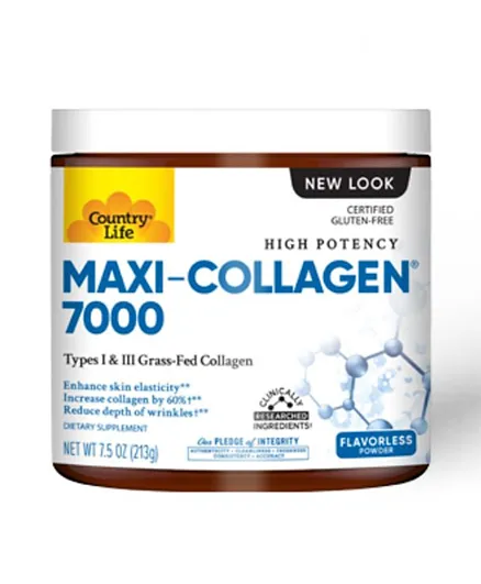 Country Life Maxi-Collagen C & A + Biotin Powder - 213g