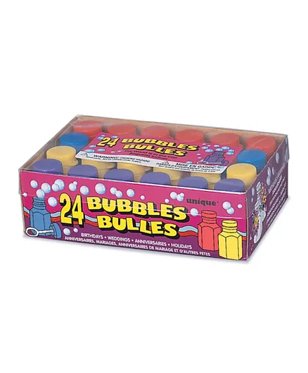 Unique Party Bubbles - 24 Pieces