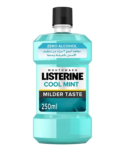 Listerine Cool Mint Milder Taste Mouthwash - 250mL