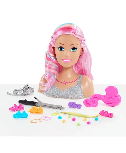 Barbie Dreamtopia Mermaid Styling Head 22 pieces - Pink