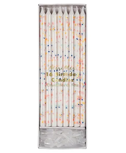 Meri Meri  Flecks Candles Pack of 24 - Multicolour