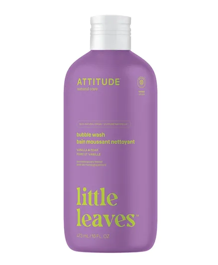 Attitude Little Leaves Bubble Wash Vanilla & Pear - 473mL