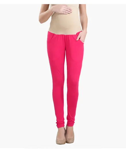 House Of Napius Maternity Leggings - Pink