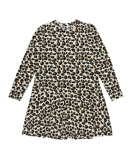 فستان ليتل بيسز بنقشة الفهد - متعدد الألوان