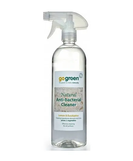 Go Green Natural Anti Bacterial Cleaner Lemon & Eucalyptus - 750 mL