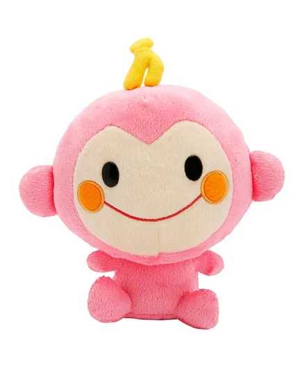 Hello Kitty Plush Stuffed Soft Toy  Monkey Dance Pink - 20.3 cm