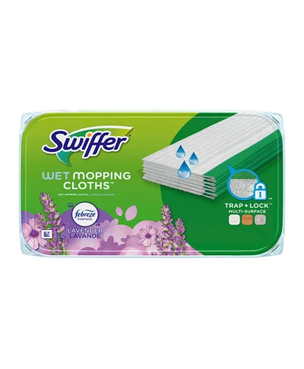 Swiffer Wet Mopping Cloths with Febreze Lavender & Vanilla - 12 Count