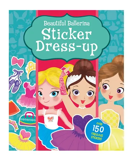 Beautiful Ballerina Sticker Dress-up - English