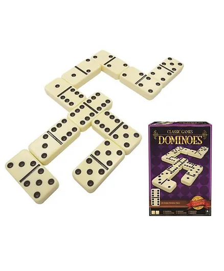 AMBASSADOR Classic Games Double Dominoes Board Game - 2 Players