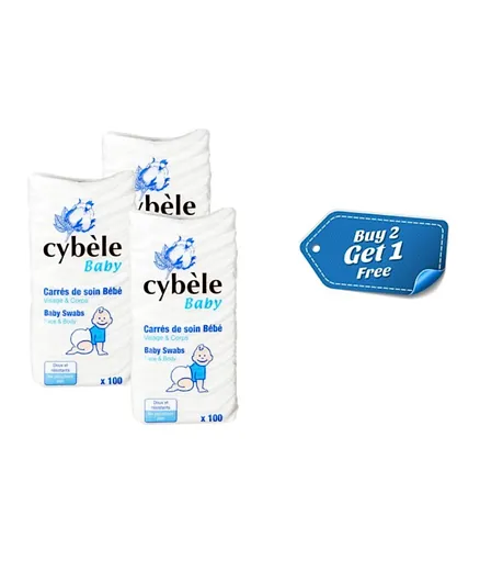 Cybele Baby Swaps 100 Pieces Each  - Pack of 3