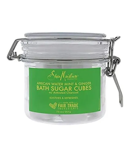 SHEA MOISTURE African Water Mint & Ginger Bath Sugar Cubes - 213g