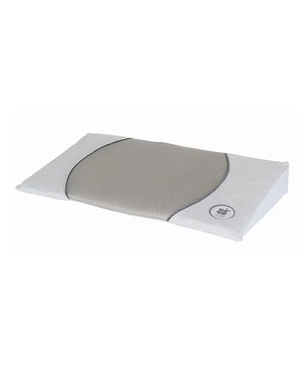 Candide Baby Group Air+ 15° Cot Wedge for Bed - White & Gray