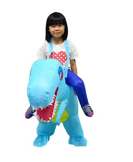 Factory Price Andrew Inflatable Dinosaur Suit for Kids - Blue
