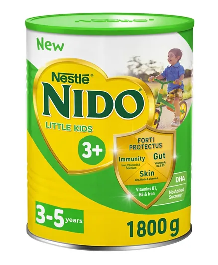 نيدو - مسحوق حليب نمو للأطفال 3+ - 1800 جرام