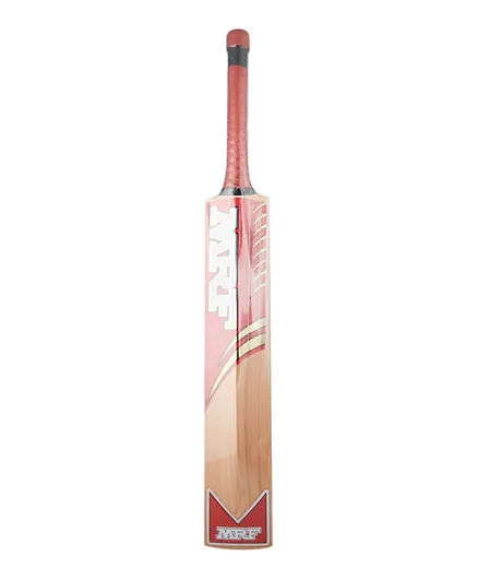 MRF Storm Full-Size Cricket Bat - Brown Red