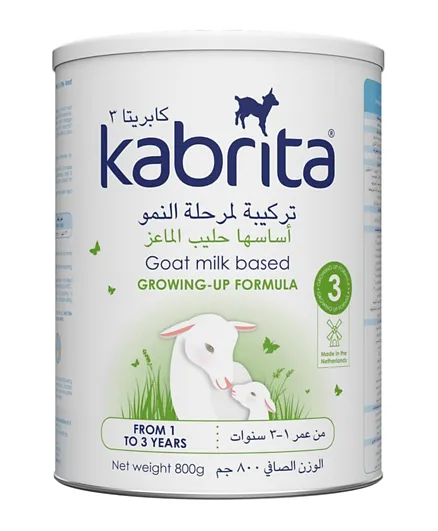 Kabrita Goat Milk Based Growing Up Formula Stage 3 - 800 Grams