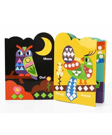 Magnetic Sticker Block Book Set - Multicolor