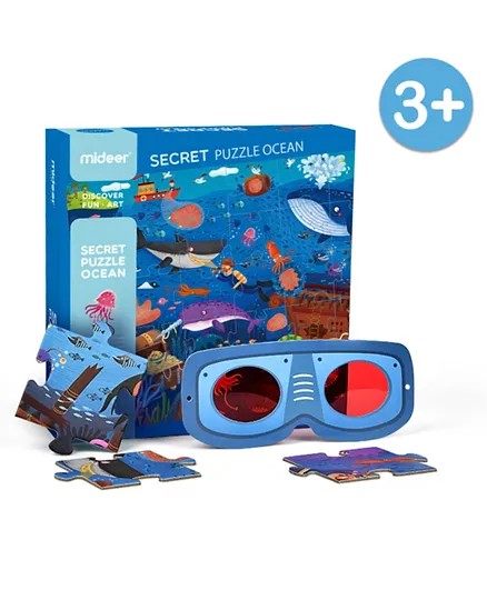 Mideer Secret Ocean Puzzle Set - 35 Pieces
