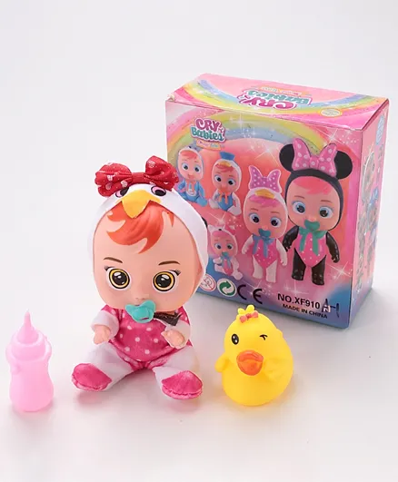 Cry Babies Magic Tears 4-Pack Dolls with Accessories, For Ages 3+