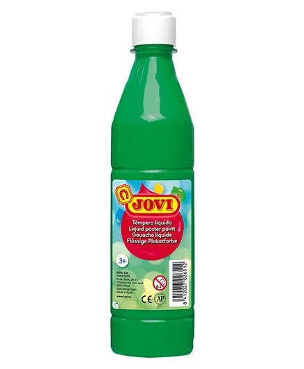 زجاجة طلاء سائل للملصقات متوسطة من جوفي أخضر - 500 مل